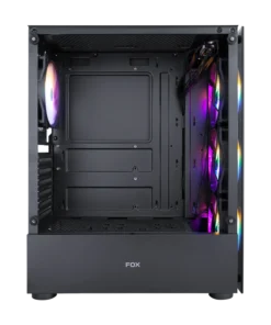 Alternative view of Boost Fox Gaming Case With 4 RGB Fans